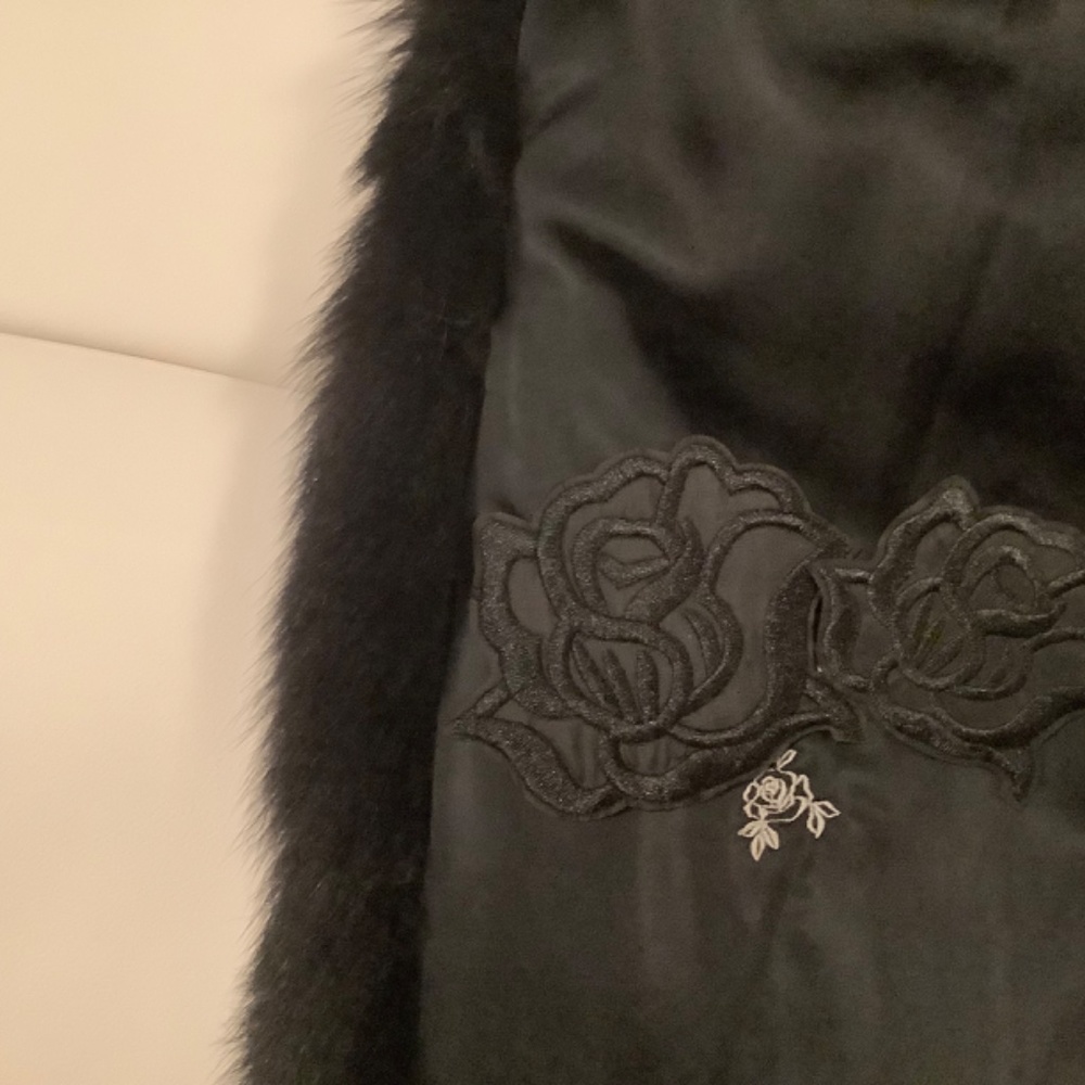 Saga Mink Royal Collection With Fox Tuxedo Collar - image 8
